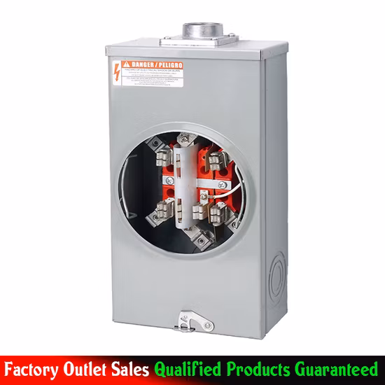 Modello n. Tgmb-125A-5j Base per misuratore di potenza energetica con base quadrata a 5 ganasce da 125AMP (TGMB-125A-5J Supporto per misuratore plug-in americano, Haiti ANSI LOAD CENTER)